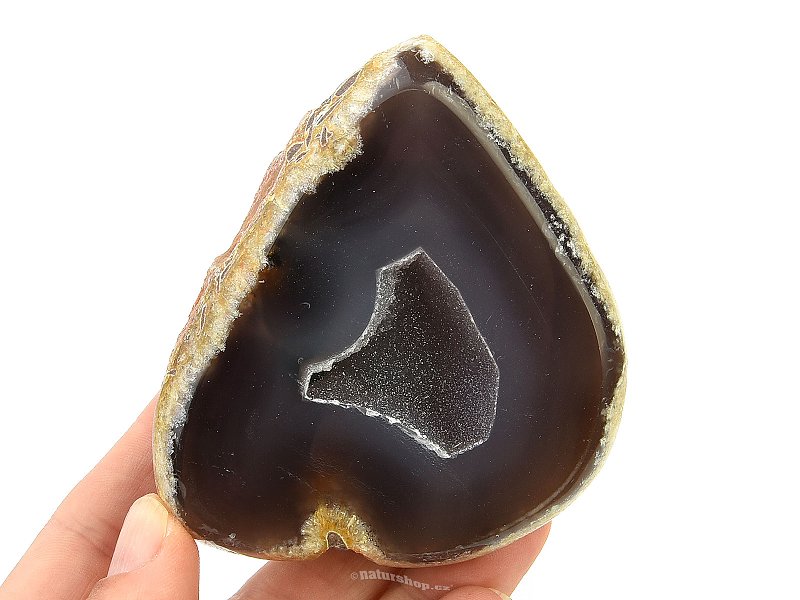 Agate geode with cavity 225g