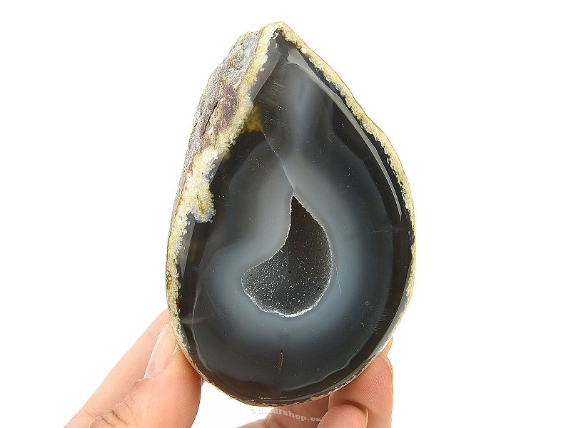 Agate geode with cavity 247g