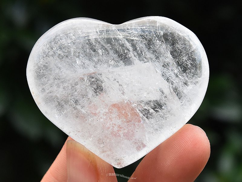 Smooth Brazil crystal heart 59g