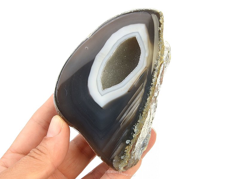Agate natural geode 297g