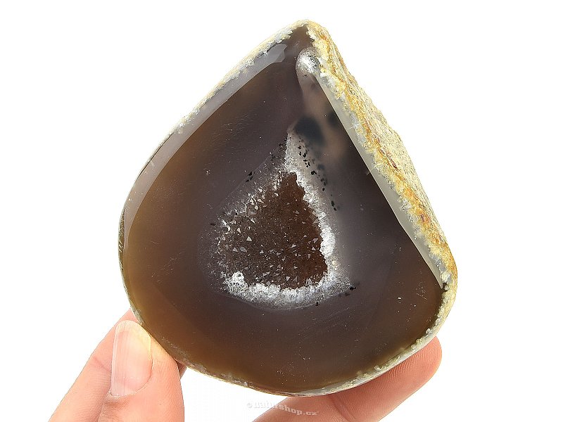 Agate geode with cavity 227 g