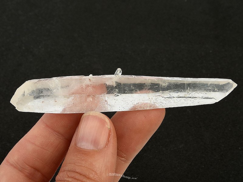 Crystal laser double sided crystal from Brazil 17g