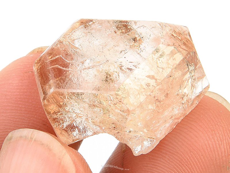 Zlatý topaz surový krystal z Pakistánu 7,8g