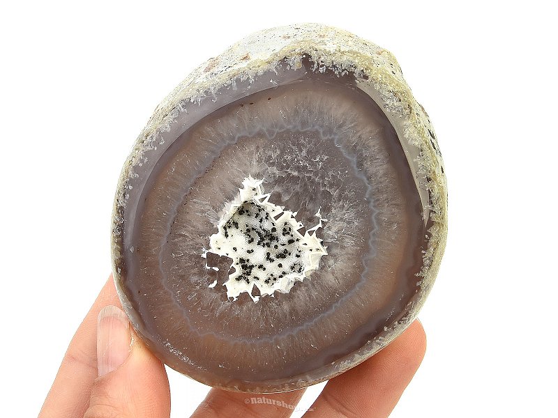 Geode agate with cavity 269 g