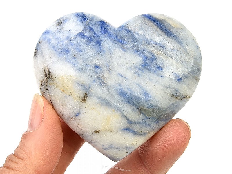 Sodalite heart from Pakistan 131 g
