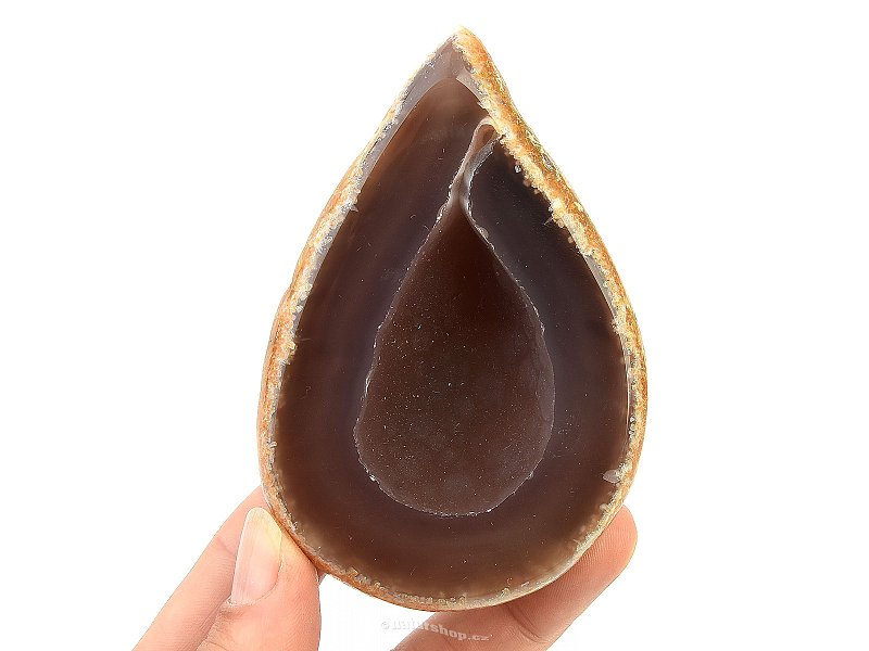 Agate geode with cavity 195 g
