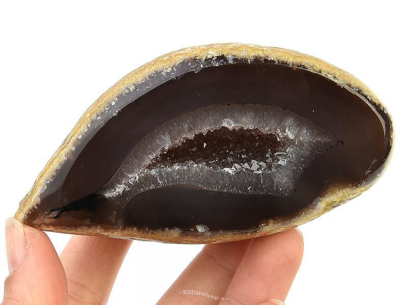 Geode agate with cavity 299 g