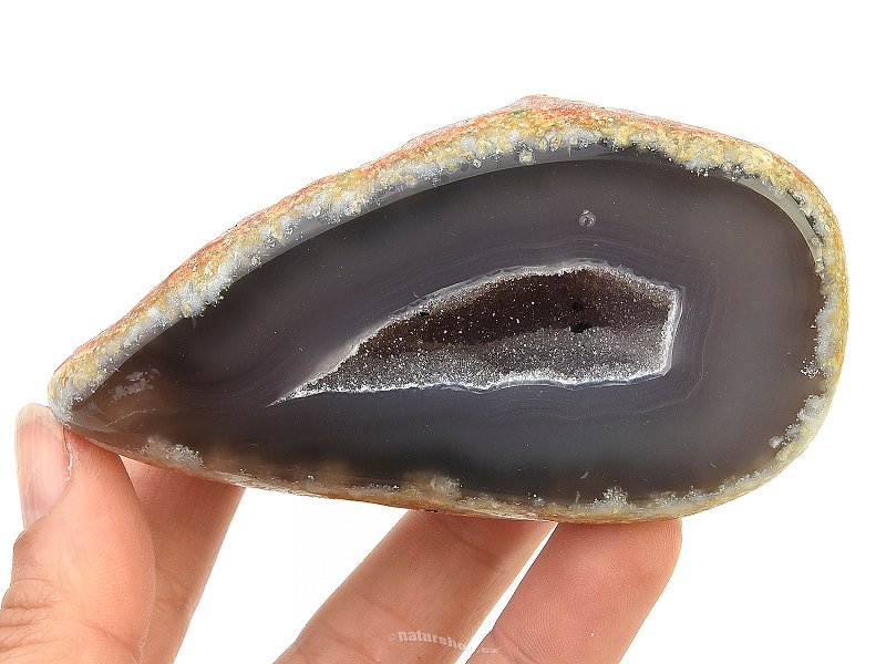 Agate geode with cavity 214 g