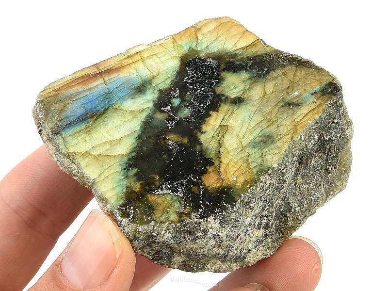 Labradorite polished and natural stone 156g