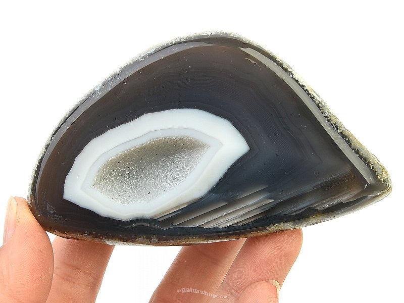 Agate geode with cavity 296 g