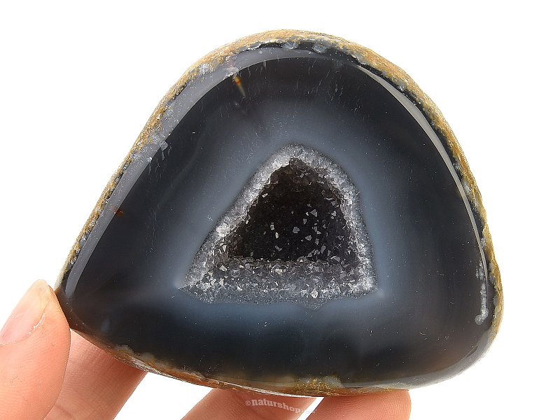 Agate geode with cavity 258 g