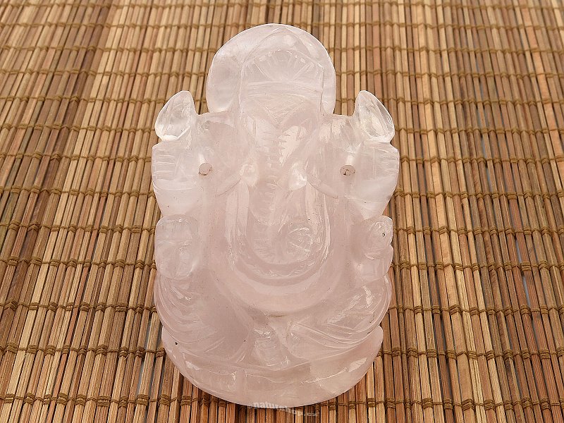 Ganesha z růženínu 10,5 cm