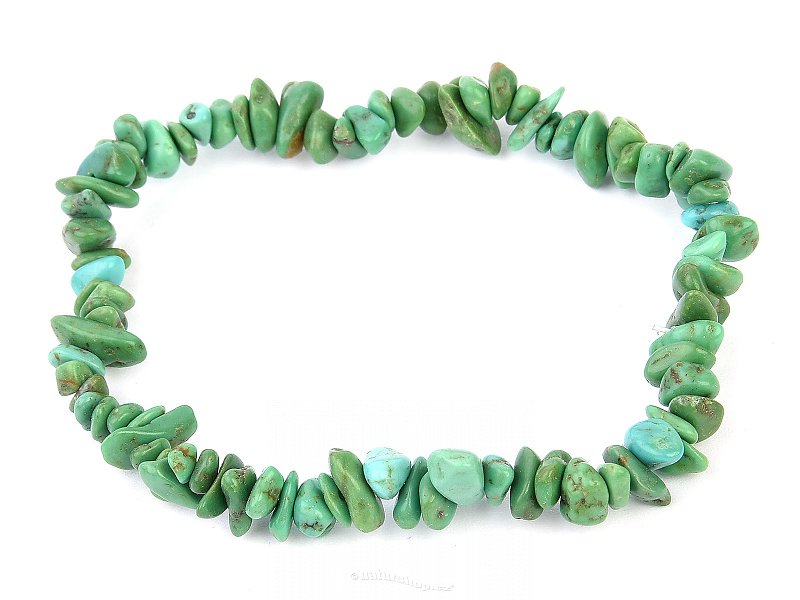 Chinese turquoise bracelet chopped shapes