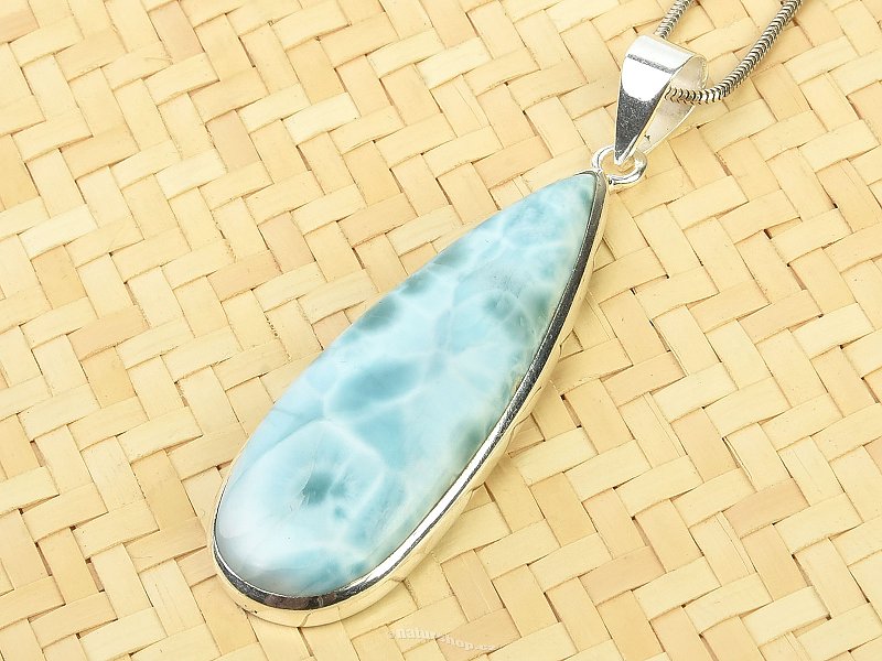 Larimar pendant with handle Ag 925/1000 12.82 g