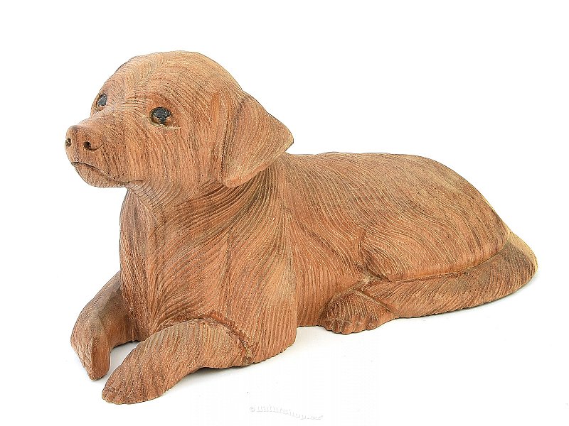 Dog wood carving (Indonesia) 26cm