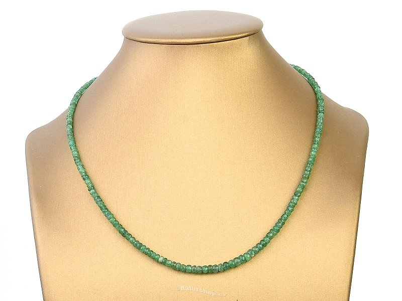 Necklace emerald clasp Ag 925/1000 8.46 g