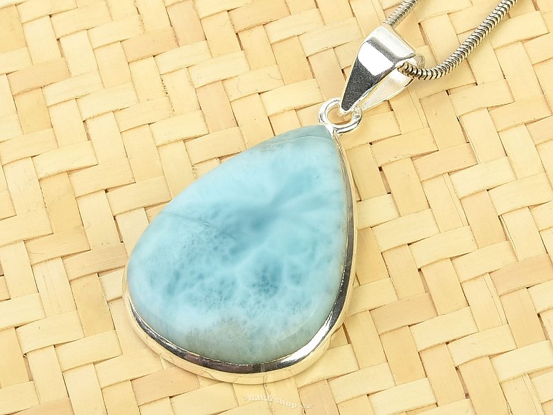 Larimar pendant with handle Ag 925/1000 9.11 g