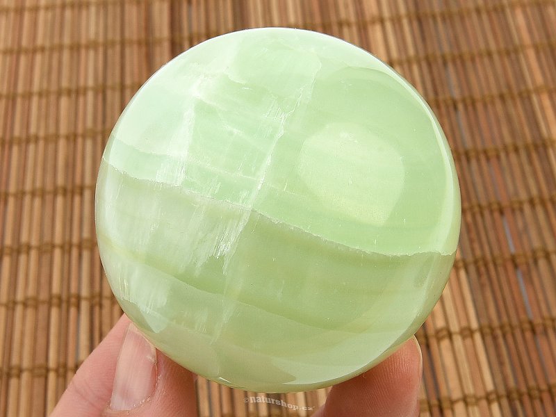 Pistachio calcite ball Pakistan Ø58mm