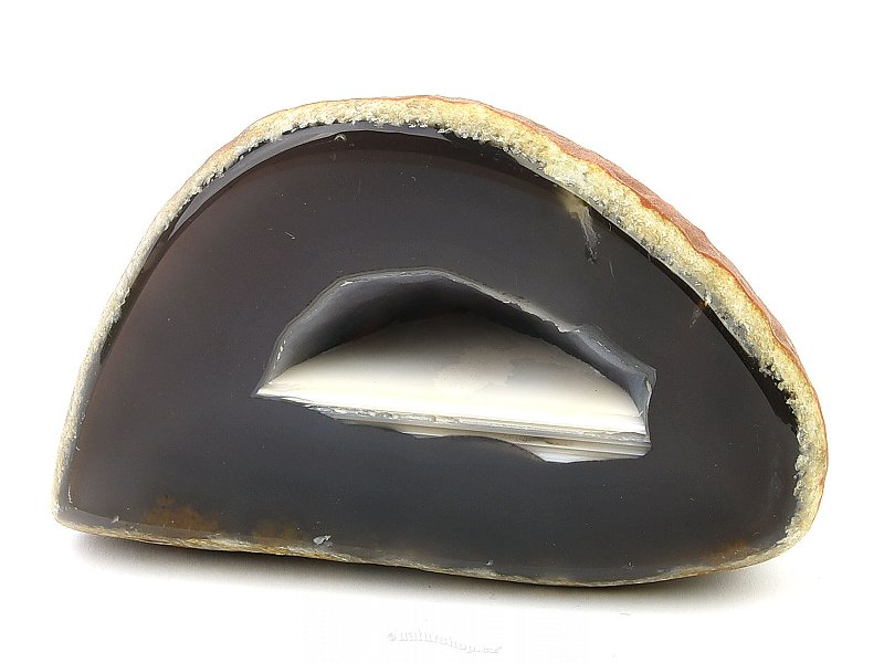 Geode agate with cavity 384 g