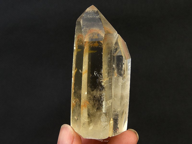 Crystal with inclusions cut point 93g