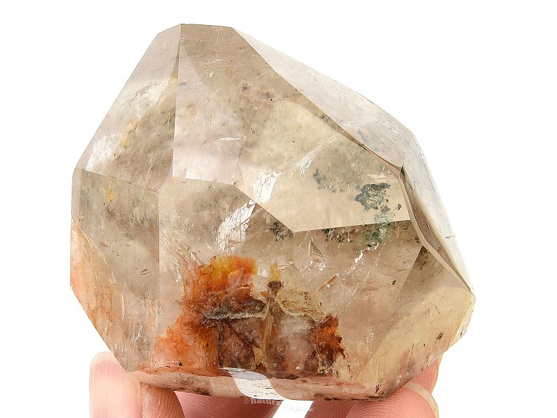 Crystal with inclusions cut form 190g