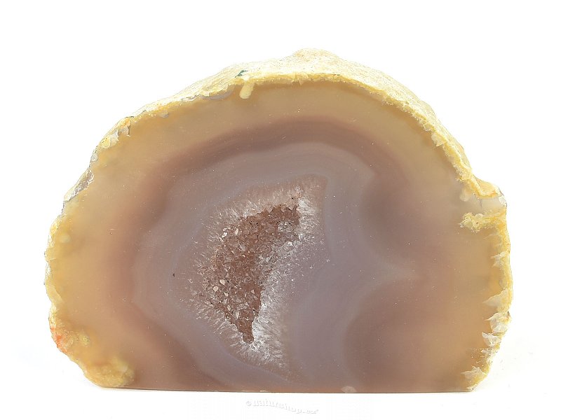Geode agate with cavity 237g