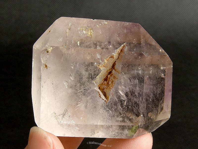 Amethyst with crystal cut form 84g