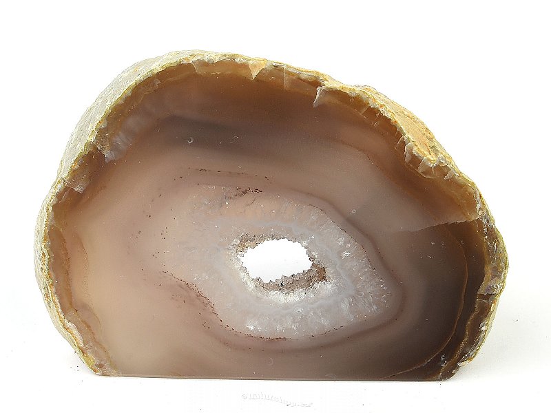 Agate geode with a hollow from Brazil 278g