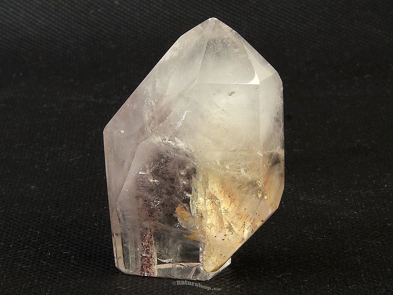 Crystal with inclusions cut crystal 79g