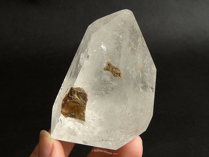 Point shape crystal with inclusions 185g