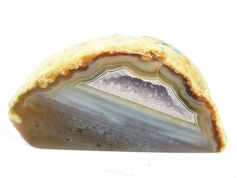 Agate geode with cavity 147g
