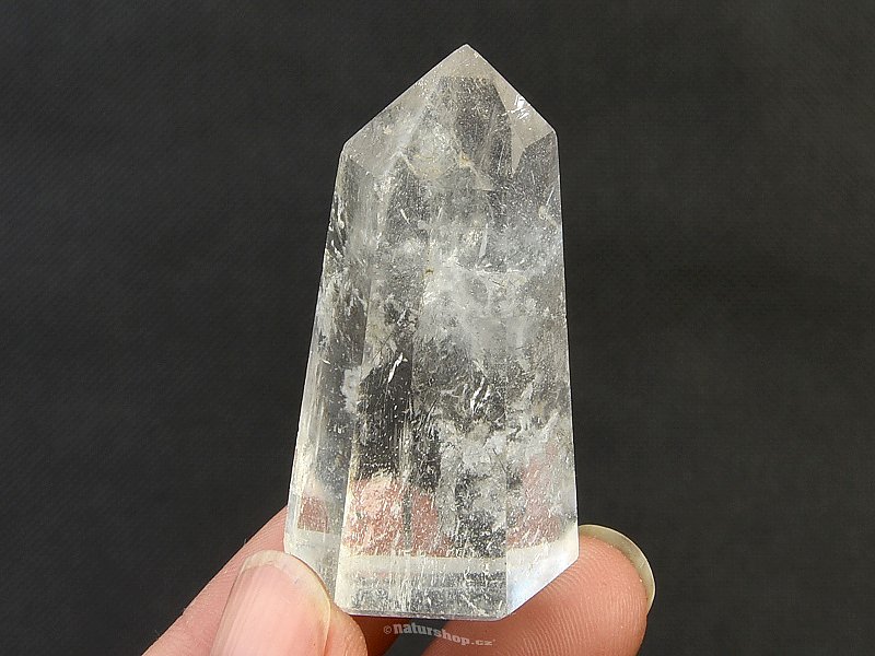 Crystal with inclusions cut point (34g)