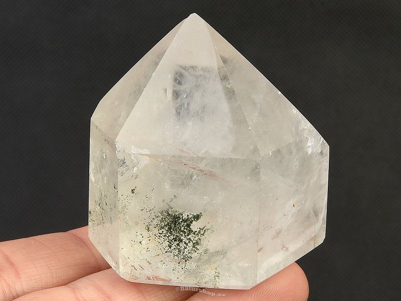 Crystal with inclusions cut point 137g