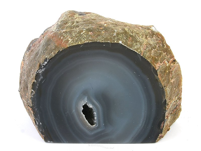 Agate geode with cavity Brazil 706g