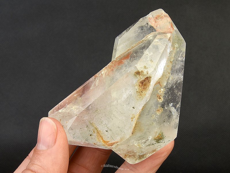 Crystal with inclusions cut crystal 162g