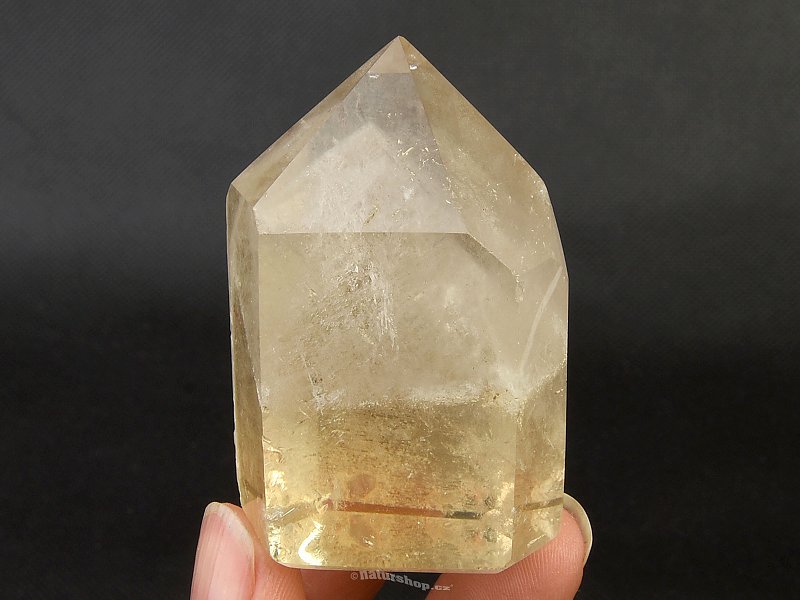 Point shape crystal with inclusions 99g