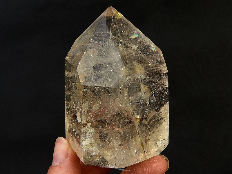 Crystal with inclusions cut point 236g