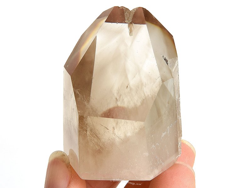 Záhněda dvojitý broušený krystal 118g