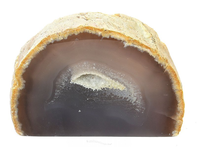 Geode agate with cavity 323g