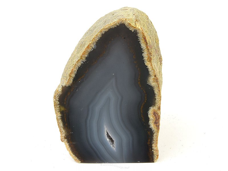 Agate geode with a hollow from Brazil 536g