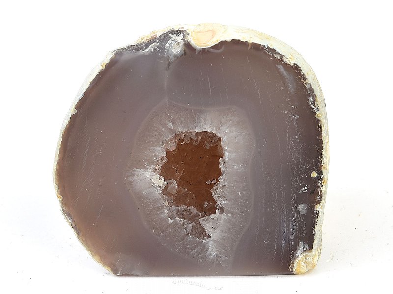 Agate geode with hollow (Brazil) 161g