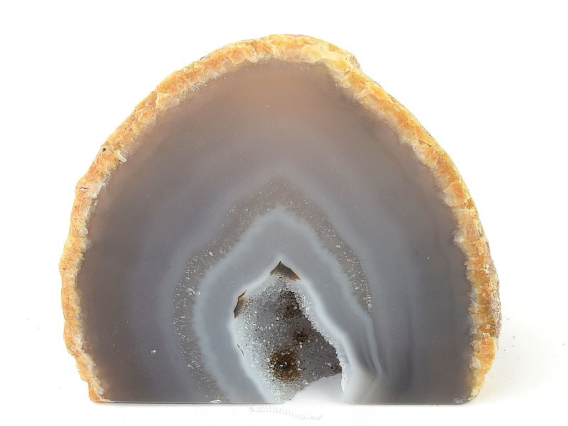 Agate geode with a hollow from Brazil 267g