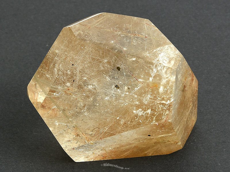 Sagenite in crystal cut form 153g