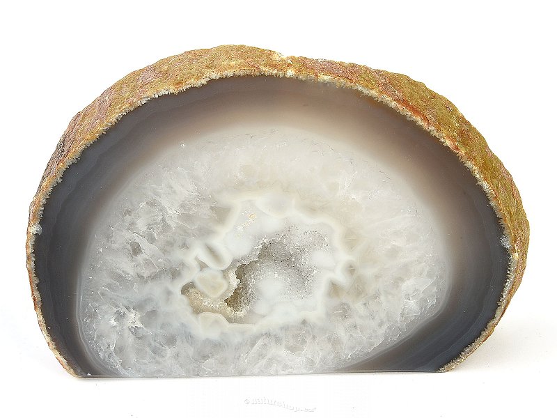 Agate geode with a hollow from Brazil 706g