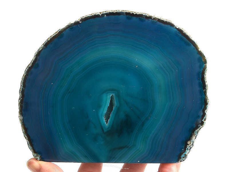 Agate geode dyed green Brazil 1577g