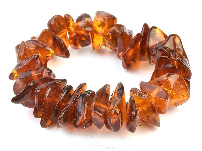Bracelet with honey mix ambers 35g