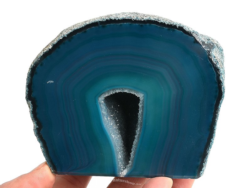 Geode agate dyed green Brazil 928g