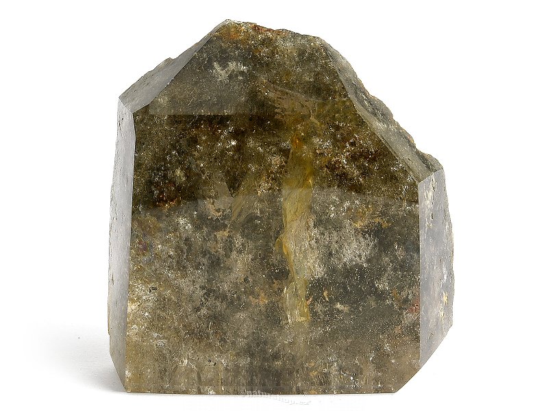 Crystal with inclusions semi-cut shape (Madagascar) 177g