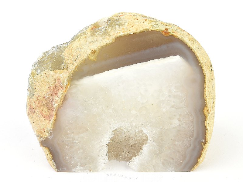 Agate geode with a hollow from Brazil 351g