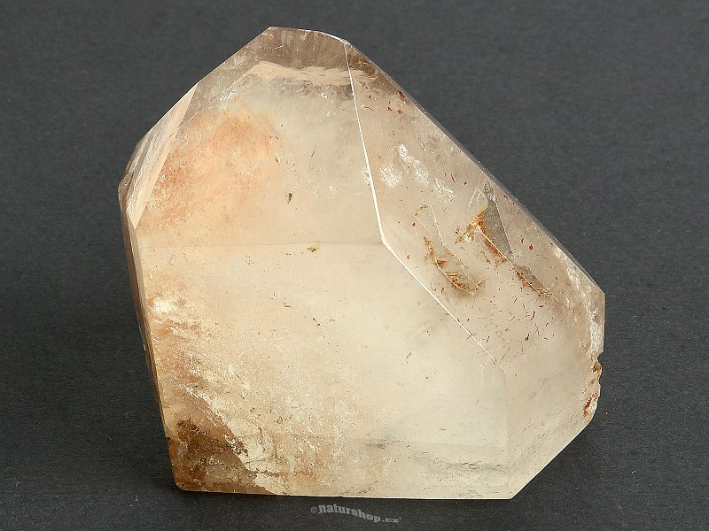 Crystal with inclusion cut form 215g